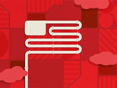 Fueling America abstract aerial view energy flag fuel gas geometric patriotic pipe pipes