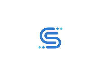 CS Monogram branda icon identity logo mark monogram technology telecomunication
