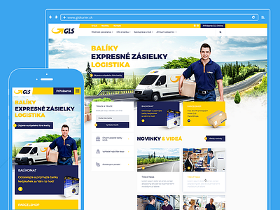 GLS Courier balikomat clean design courier dhl fedex finest studios gls michal gregus parcel service parcelshop ups web