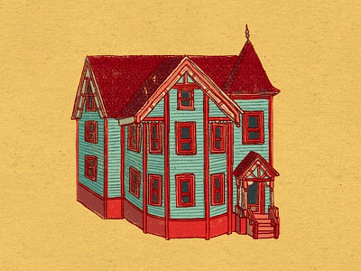 Daily Doodle #69 architecture corktown daily detroit doodle drawing illustration michigan