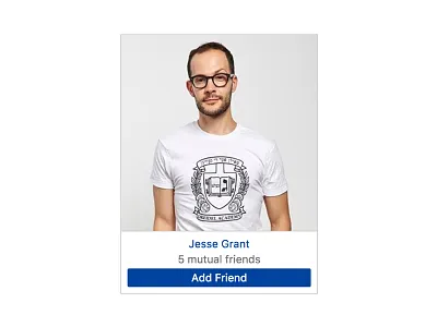 Suggested Profile Component css tachyons web