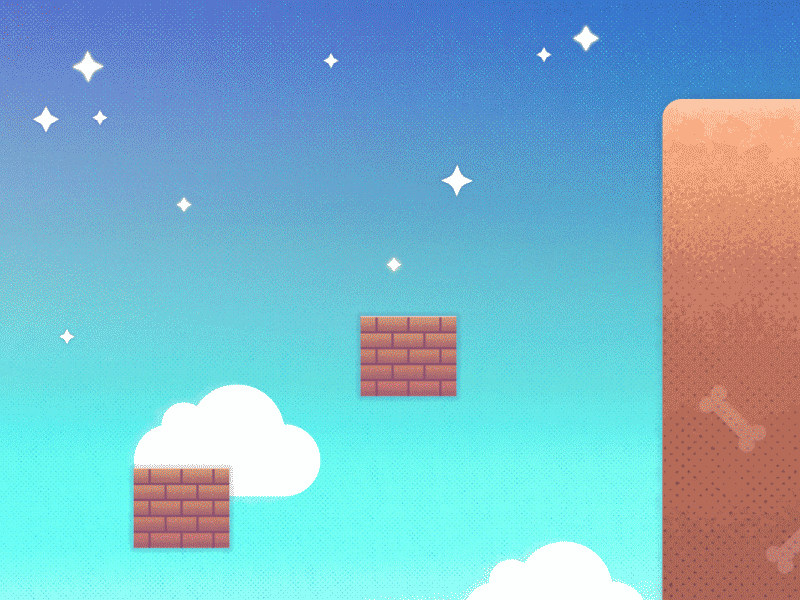 The Jump gif mograph motion design super mario unsatisfying unsatisfying challenge