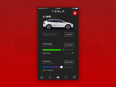 Tesla Concept concept ios tesla