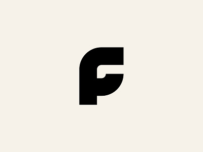 F Lettermark Monogram Logo brand identity branding design f graphic design icon letter f lettermark logo logotype mark minimal modern monogram symbol ui