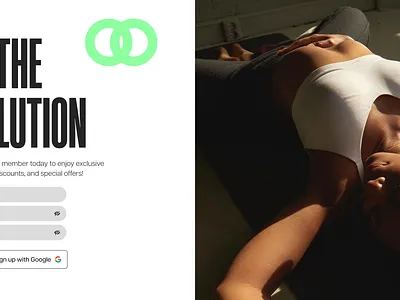 Fitness Sign-Up Modal exercise figma fitness form health modal modern pop up sign up signup uiux web design website design