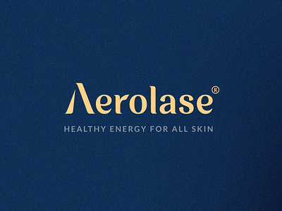 Aerolase® Rebranding blue brand brand book design brand design brand guidelines branding clean corporate identity gold graphic design icon logo logo design logo mark luxery modern pattern premium typography visual identity