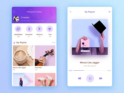 Music app music ui