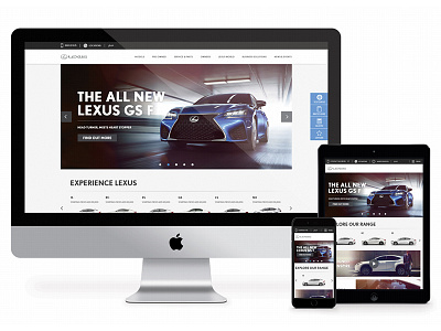 Lexus UAE Redesign ae automotive car design honda uae ui ux web webdesign website