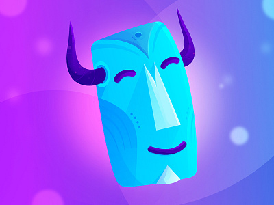 Mask face indigenous mask satyr vector