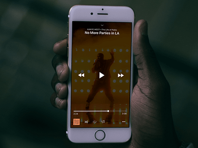 Fullscreen Music Player app icons ios music music player prototype react native yeezy