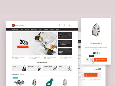 Slackshop.cz eshop prestashop presta template theme ui ui design ux ux design šablona