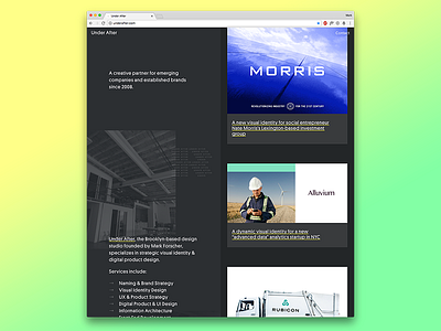 realized again for the thousandth time iterative portfolio rambling under after website
