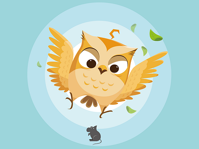 Owl chinese hunt illustration owl rate