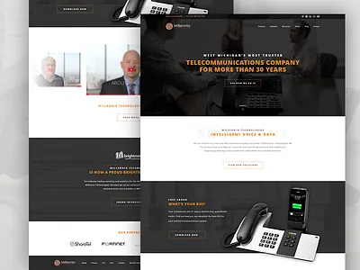 Millennia communications design refresh web