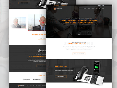 Millennia communications design refresh web