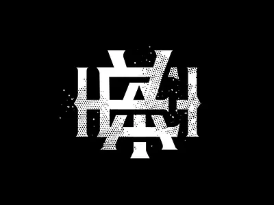 Monogram Yeah bn font logo monogram texture type yeah