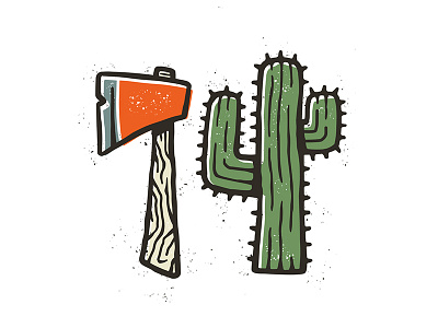 Camping Themed Numbers adventure axe cactus camping numbers