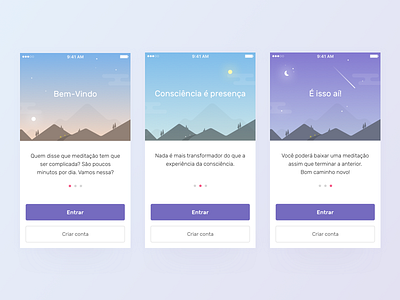 #10 - Zen day gradient morning night onboarding ui zen