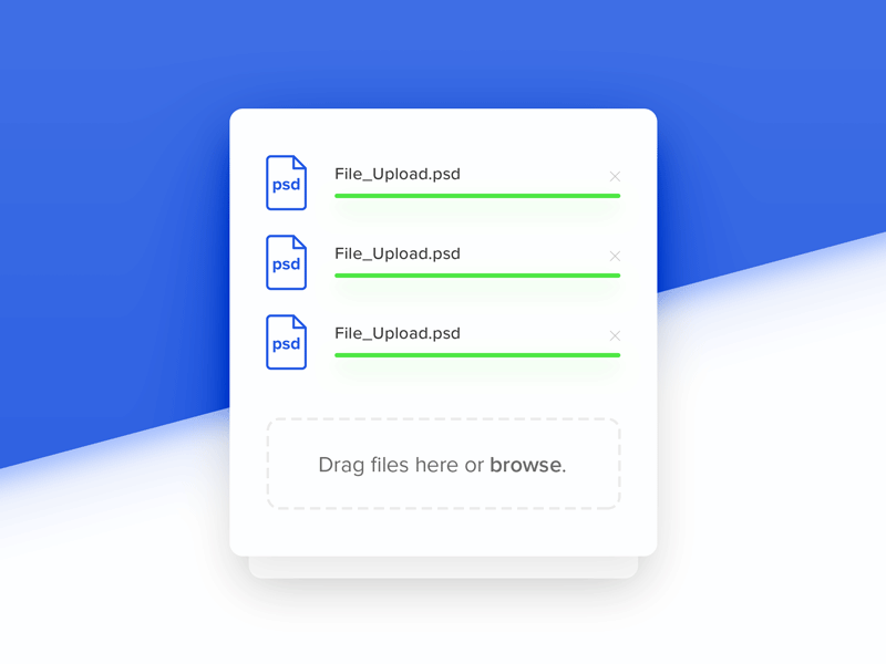 File Upload - Daily UI - #31 - Animated animation daily file interface ui upload