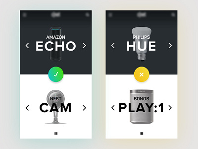 Smart Home Device Matcher mobile smart home ui ux web