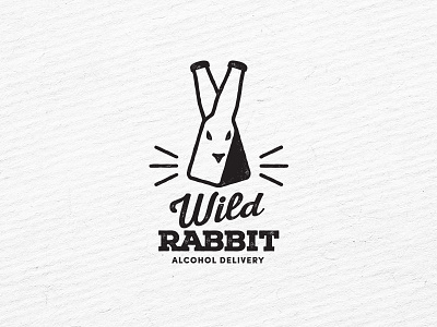 Wild Rabbit alcohol branding bunny delivery rabbit website