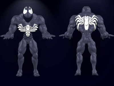 Venom Sculpture 3d hbn marvel mexico sculpture venom