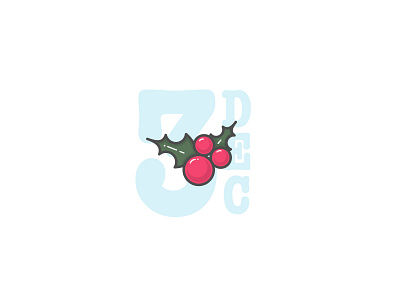 Illex - Illustration christmas december holly icon illustration winter