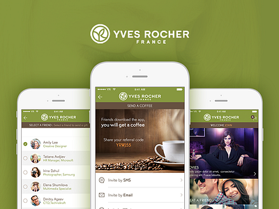 Yves Rocher France design illustration solutelabs ui ux