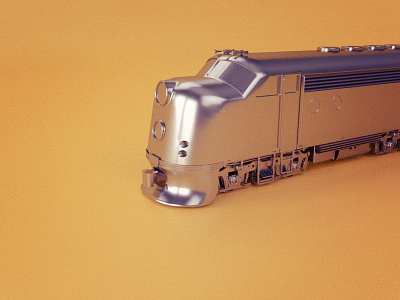 Locomotive Saturday 3d blender cycles locomotive train