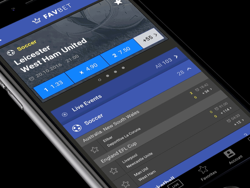 FavBet coupon after effects animated betting cobalt coupon gambling gif mobile ui ux