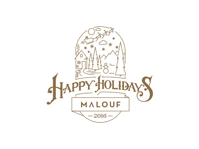 Holiday Design graphic design typography