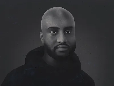 Virgil Abloh abloh brand clothing designer fashion kanye west label offwhite portret skate streetwear virgil