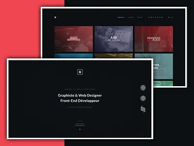 Personal Portfolio v1 interface landing page personal portfolio personal website portfolio ui ui design ux web design