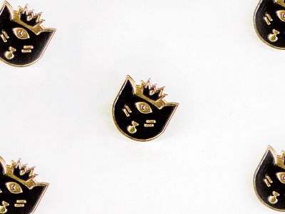 Cult Cat pin cat enamel girl club girl gang pins pussy reigns supreme slvt cult