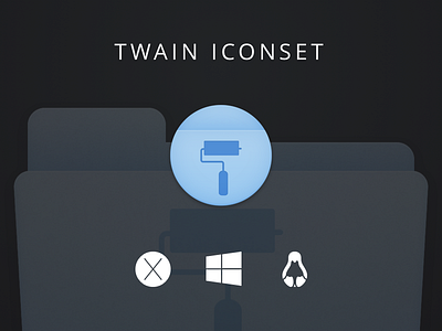 TWAIN Icon Set drive folder freebie icon icons sketch ui kit