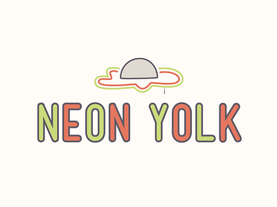 Neon Yolk Christmas Logo