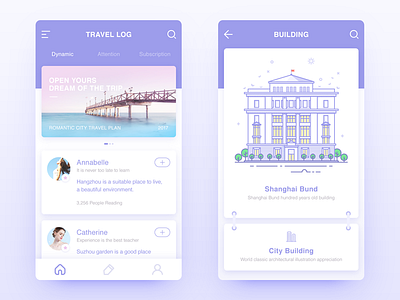 Travel log app concise design home illustrator photoshop ui ux visual