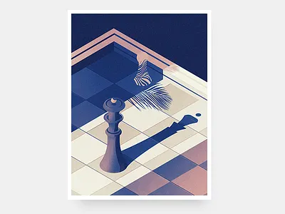 yas kween dos chess chesspiece illustration isometric queen yas kween