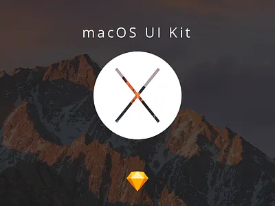 macOS UI Kit freebie macos os x sierra sketch ui ui kit
