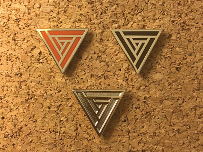 Vision Quest Logo Pins