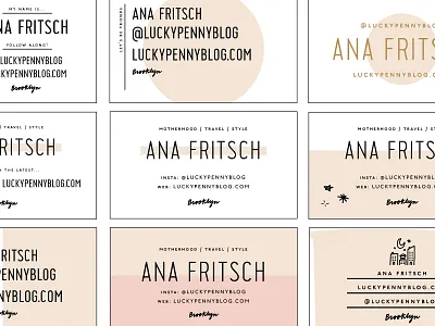Business Card comps