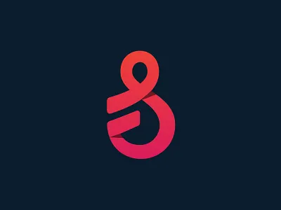 S gradient letter letterform logotype mark symbol