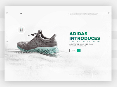 Adidas introduces adidas design project shoes shot ui ux web work