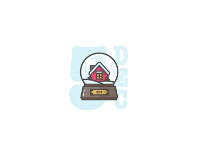 Snow Globe | Illustration christmas december globe icon illustration snow xmas