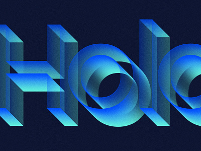 Holo effect freebie hologram mockup neon photoshop psd style text