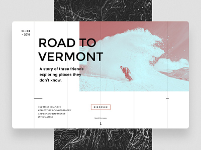 Interactive article intro article design exploration header image layout story typography ui