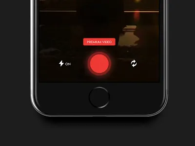 Camera screen camera dark ios photo ui video