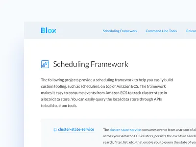 Blox website development open source web