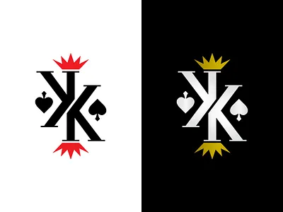 King of Spades - Vända Playing Cards ambigram cards court games king playing cards product royal spades symmetry type typography