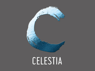 Denalt / Celestia branding consumer product emboss foil label design logo metal effect paint paint can print effect product label typography